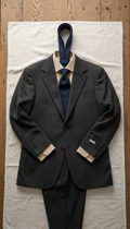 Charcoal Sharkskin Mayfair Suit - Final Sale